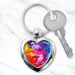 Colorful-100 Key Chain (heart) by nateshop