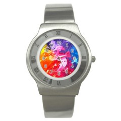 Colorful-100 Stainless Steel Watch by nateshop