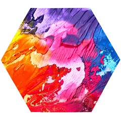 Colorful-100 Wooden Puzzle Hexagon by nateshop