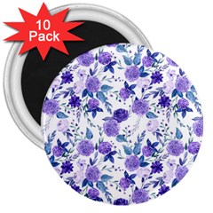 Violet-01 3  Magnets (10 pack) 