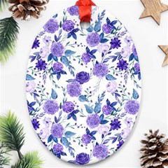 Violet-01 Ornament (oval) by nateshop