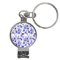 Violet-01 Nail Clippers Key Chain by nateshop