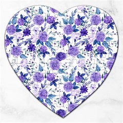 Violet-01 Jigsaw Puzzle (Heart)