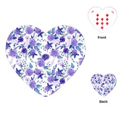 Violet-01 Playing Cards Single Design (heart) by nateshop