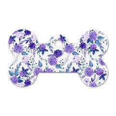 Violet-01 Dog Tag Bone (Two Sides)