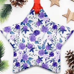 Violet-01 Star Ornament (two Sides) by nateshop