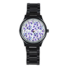 Violet-01 Stainless Steel Round Watch