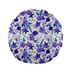 Violet-01 Standard 15  Premium Round Cushions by nateshop