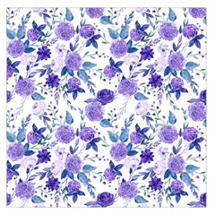 Violet-01 Square Satin Scarf (36  x 36 )