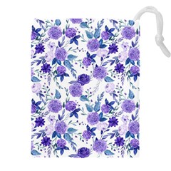 Violet-01 Drawstring Pouch (4xl) by nateshop