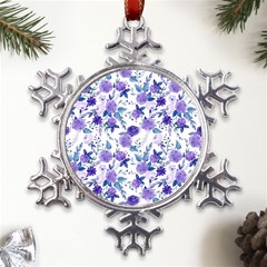 Violet-01 Metal Large Snowflake Ornament