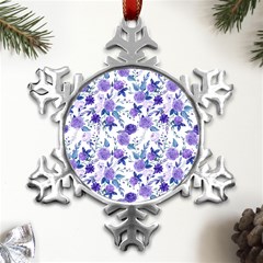 Violet-01 Metal Small Snowflake Ornament