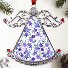 Violet-01 Metal Angel with Crystal Ornament