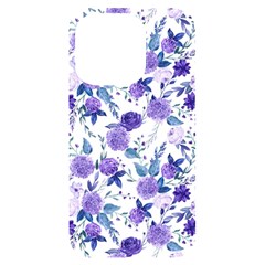 Violet-01 Iphone 14 Pro Black Uv Print Case by nateshop