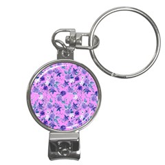 Violet-02 Nail Clippers Key Chain by nateshop