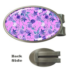 Violet-02 Money Clips (oval)  by nateshop