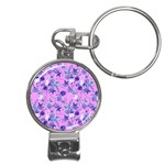 Violet-02 Nail Clippers Key Chain Front