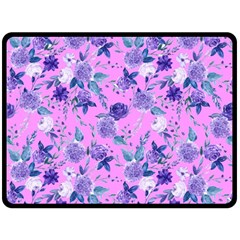 Violet-02 Two Sides Fleece Blanket (large) by nateshop