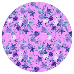 Violet-02 Round Trivet by nateshop