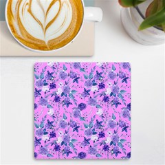 Violet-02 Uv Print Square Tile Coaster  by nateshop