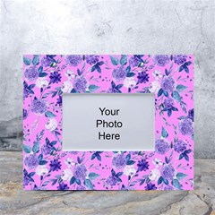 Violet-02 White Tabletop Photo Frame 4 x6 