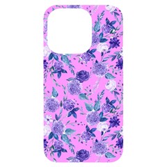 Violet-02 Iphone 14 Pro Black Uv Print Case by nateshop