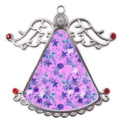 Violet-02 Metal Angel With Crystal Ornament