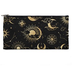 Asian Seamless Pattern With Clouds Moon Sun Stars Vector Collection Oriental Chinese Japanese Korean Pencil Case by pakminggu