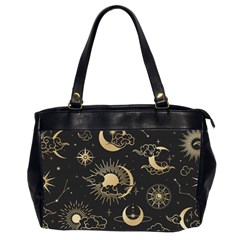 Asian Seamless Pattern With Clouds Moon Sun Stars Vector Collection Oriental Chinese Japanese Korean Oversize Office Handbag (2 Sides) by pakminggu