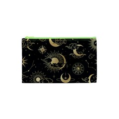 Asian Seamless Pattern With Clouds Moon Sun Stars Vector Collection Oriental Chinese Japanese Korean Cosmetic Bag (xs) by pakminggu