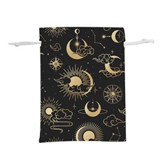 Asian Seamless Pattern With Clouds Moon Sun Stars Vector Collection Oriental Chinese Japanese Korean Lightweight Drawstring Pouch (l) by pakminggu