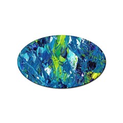 Painting-01 Sticker (oval) by nateshop