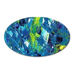 Painting-01 Oval Magnet