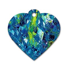 Painting-01 Dog Tag Heart (two Sides) by nateshop