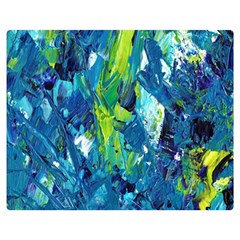 Painting-01 Two Sides Premium Plush Fleece Blanket (Medium)