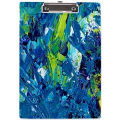 Painting-01 A4 Acrylic Clipboard by nateshop