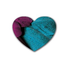 Plumage Rubber Heart Coaster (4 Pack)