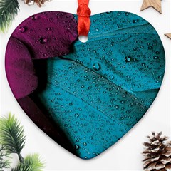 Plumage Heart Ornament (two Sides) by nateshop