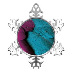 Plumage Metal Small Snowflake Ornament by nateshop