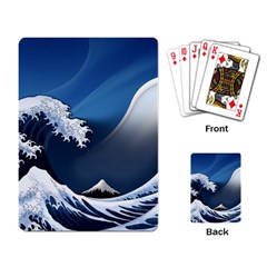 The Great Wave Off Kanagawa Playing Cards Single Design (rectangle) by pakminggu