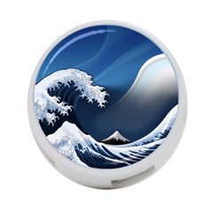 The Great Wave Off Kanagawa 4-port Usb Hub (two Sides) by pakminggu