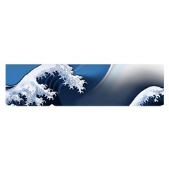 The Great Wave Off Kanagawa Oblong Satin Scarf (16  X 60 ) by pakminggu