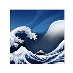 The Great Wave Off Kanagawa Square Satin Scarf (30  X 30 ) by pakminggu