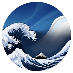 The Great Wave Off Kanagawa Round Trivet by pakminggu