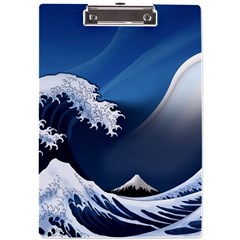 The Great Wave Off Kanagawa A4 Acrylic Clipboard by pakminggu