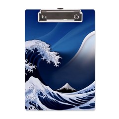 The Great Wave Off Kanagawa A5 Acrylic Clipboard by pakminggu