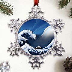 The Great Wave Off Kanagawa Metal Large Snowflake Ornament