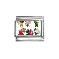 Roses-white Italian Charm (9mm) by nateshop