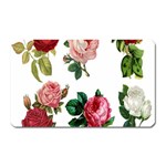 Roses-white Magnet (Rectangular) Front