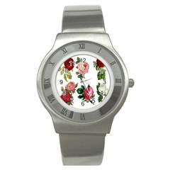 Roses-white Stainless Steel Watch by nateshop